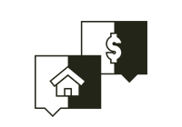 house and dollar sign icon